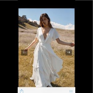 Never worn LuLu Nina White Dress